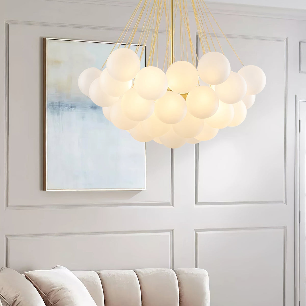 Pugusel Glass Globe Pendant Light Bubble