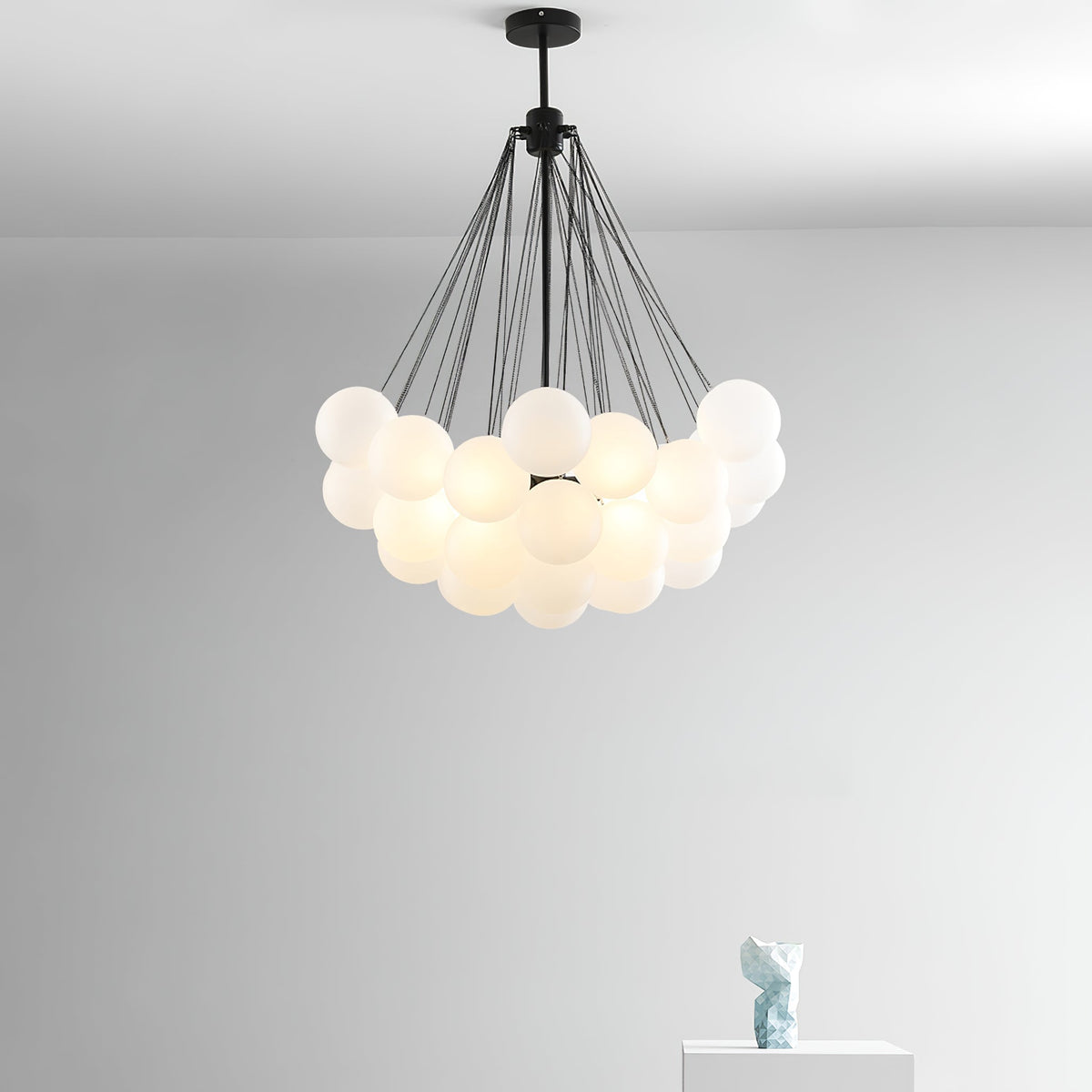 Pugusel Glass Globe Pendant Light Bubble
