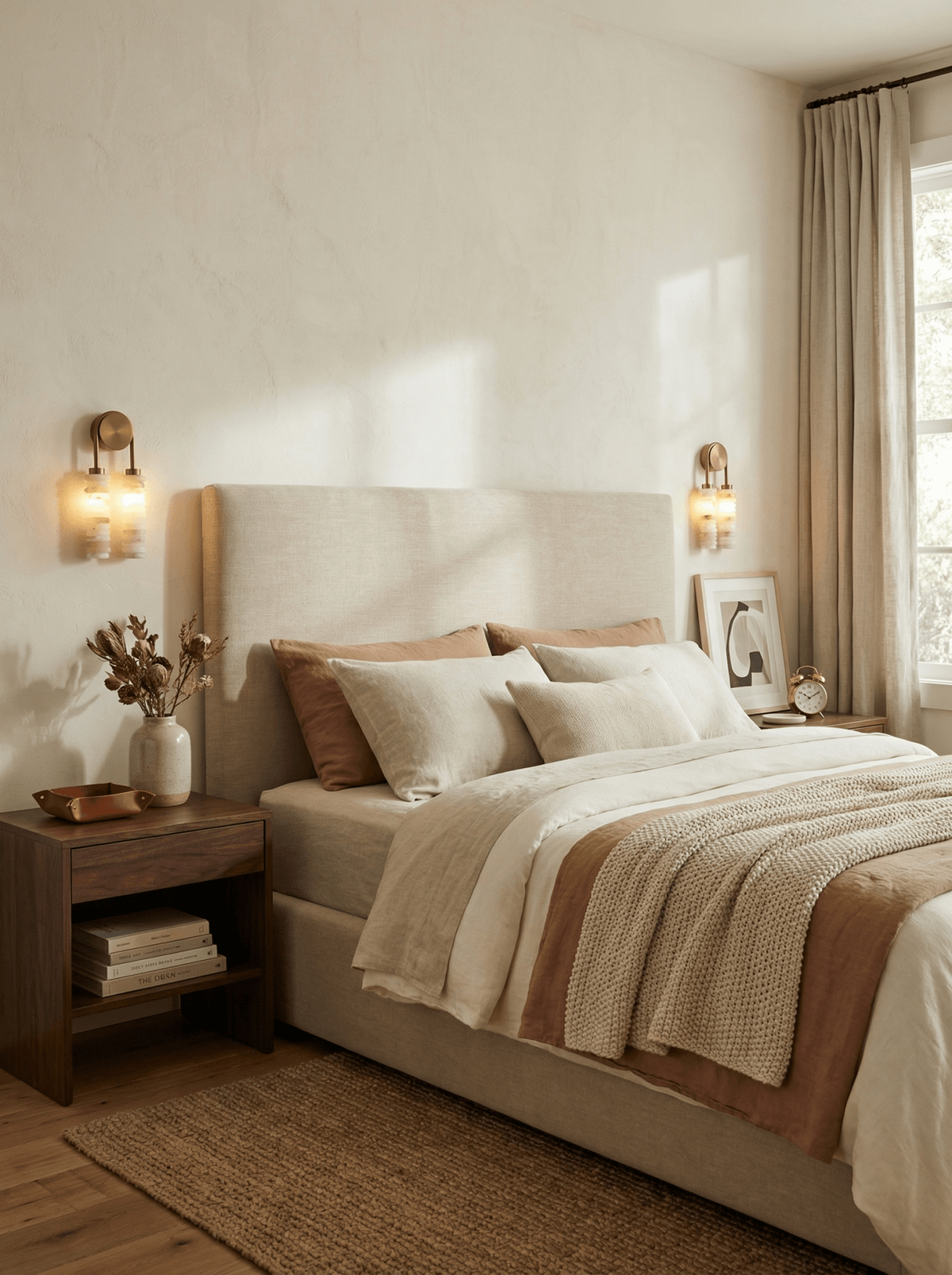 Calla Twin Alabaster Sconce