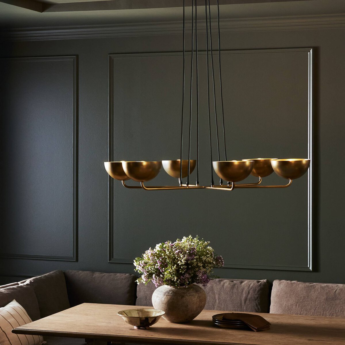 Axiom Brass Chandelier