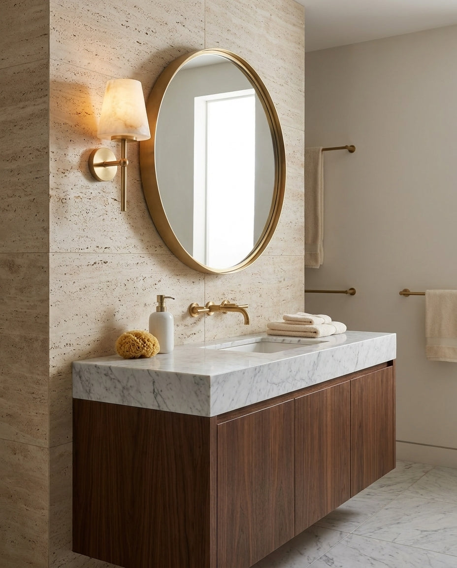 Corvenhurst Alabaster Wall Sconce