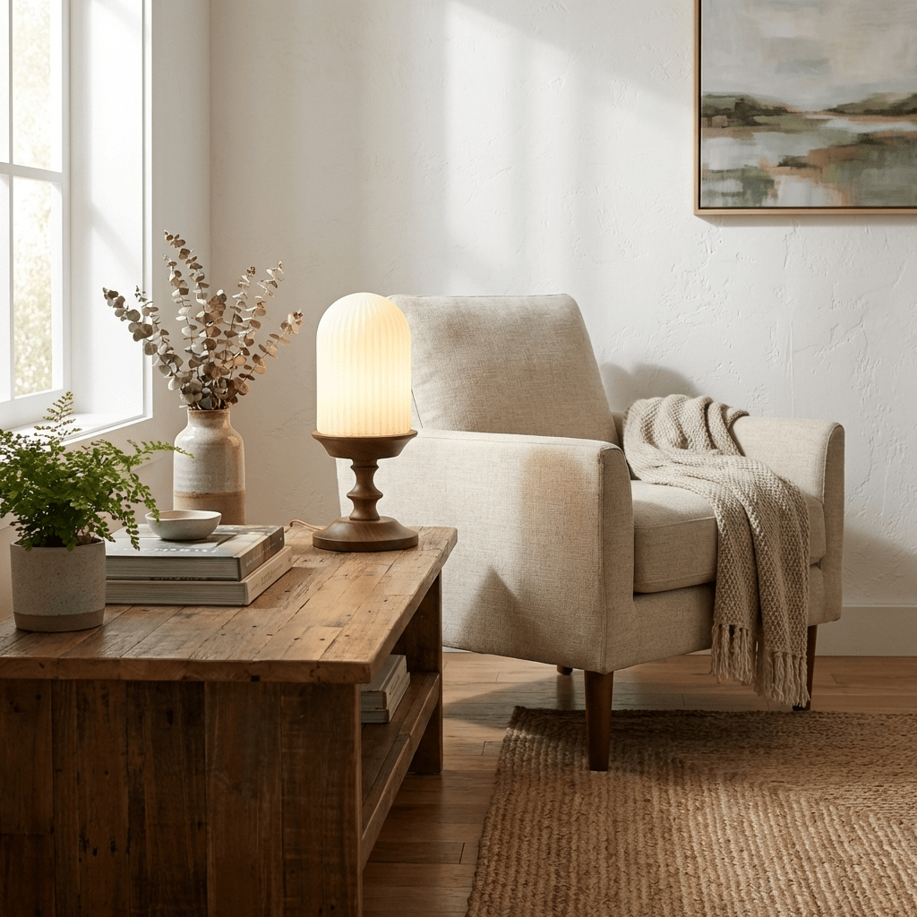 Moriel Ribbed Table Lamp