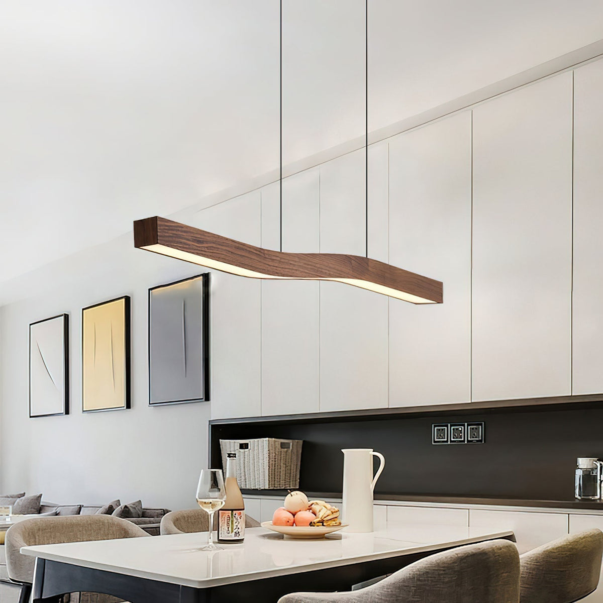 Gupimun Nordic Pendant Light Wood Living Room/Bedroom/Dining Room