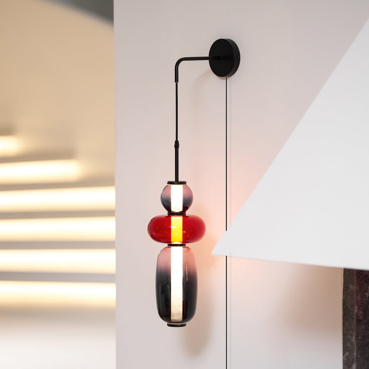 Vesperine Candied Glass Plug-in Wall Light