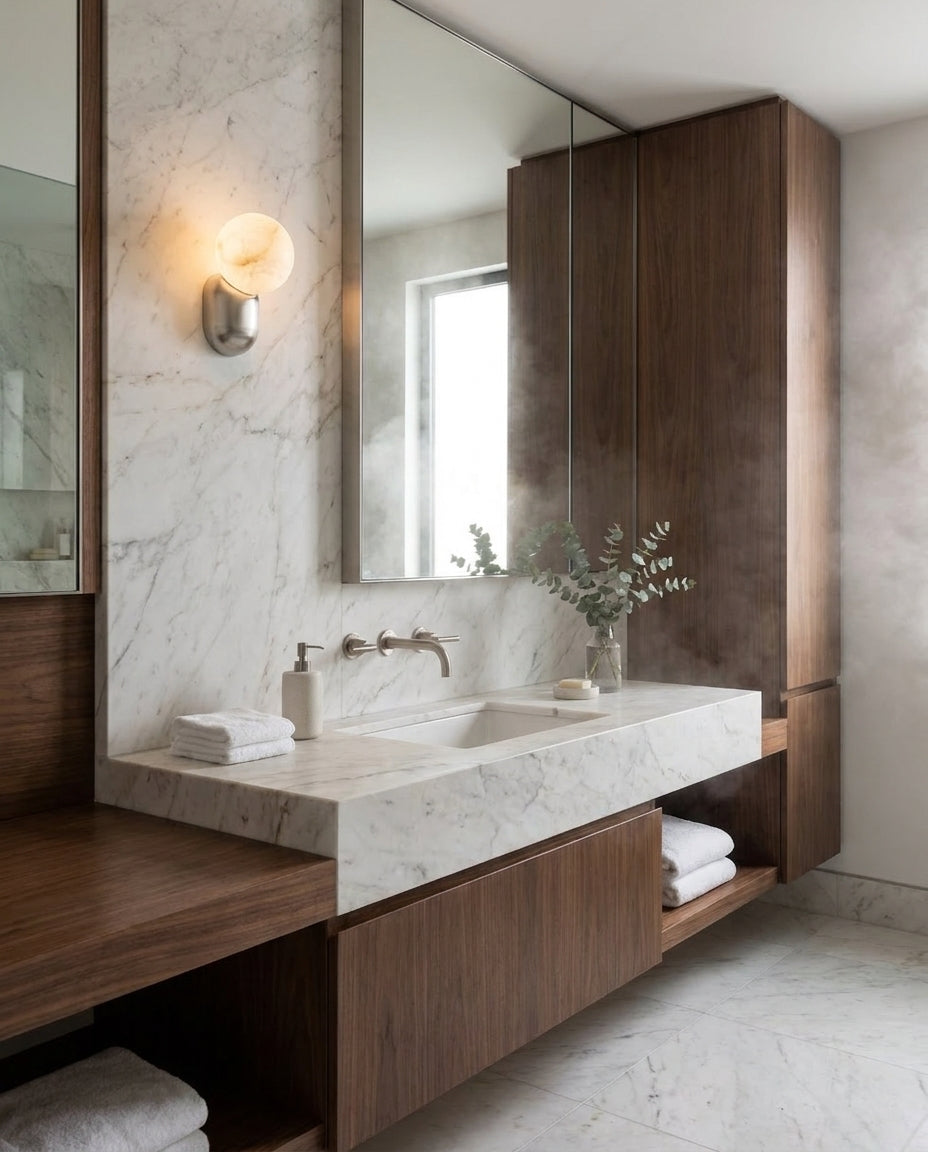 Keststone Alabaster Wall Sconce