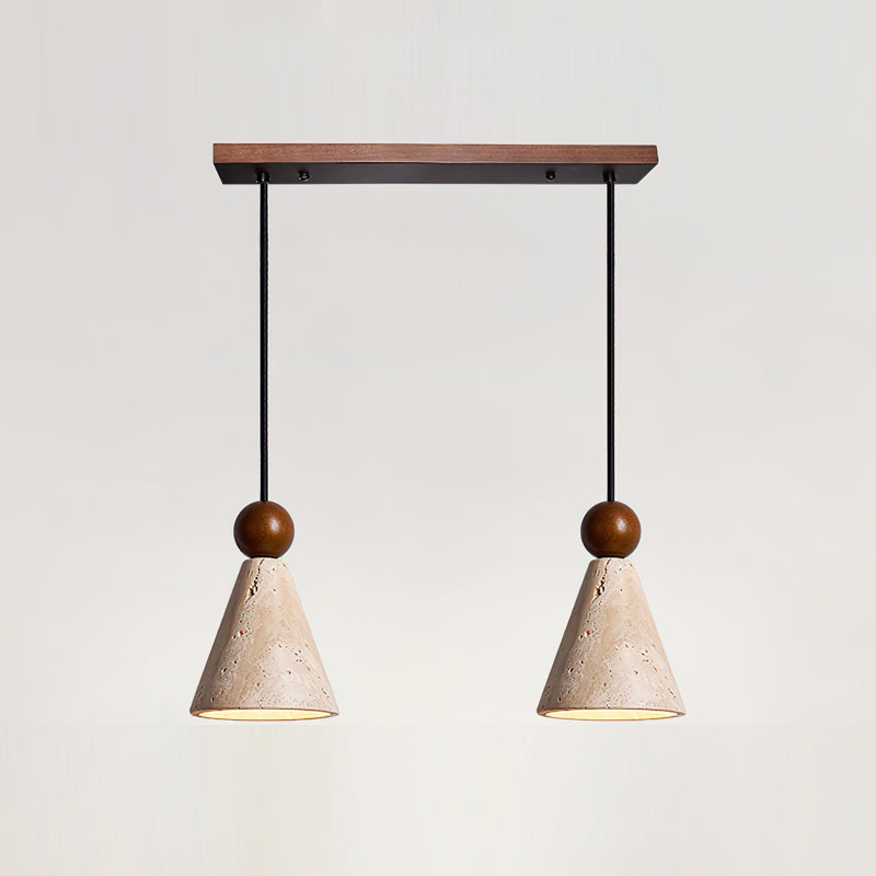 Canyon Travertine Pendant Light