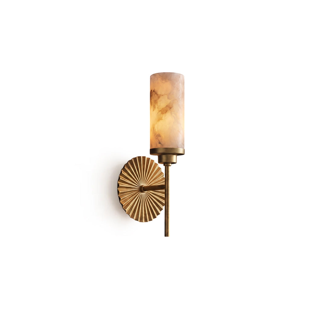 Alderhaven Alabaster Wall Sconce