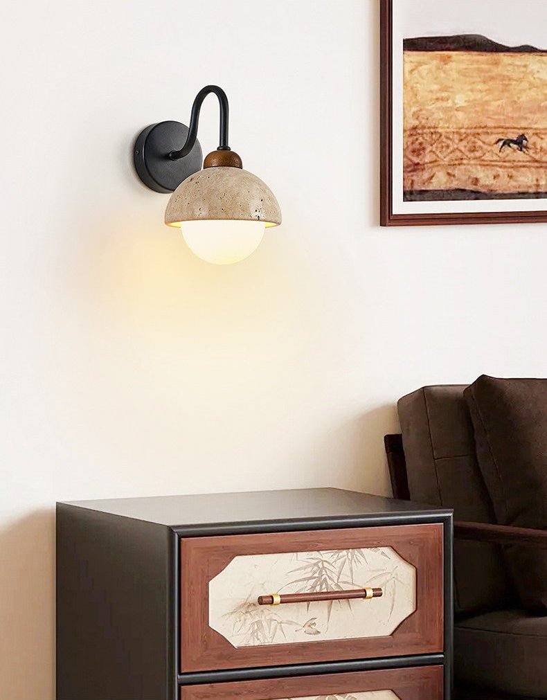 Seraise Travertine Wall Light