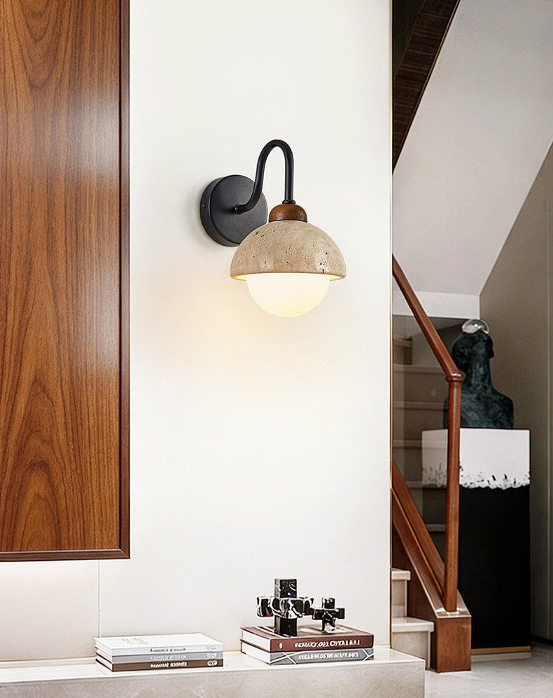 Seraise Travertine Wall Light