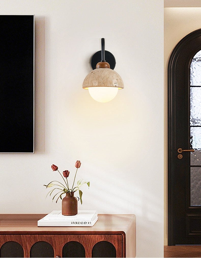 Seraise Travertine Wall Light