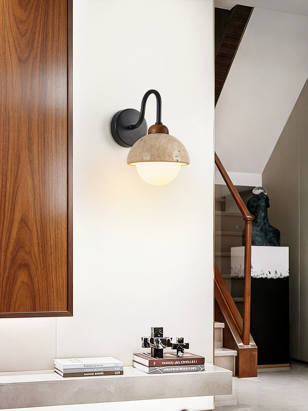 Seraise Travertine Wall Light