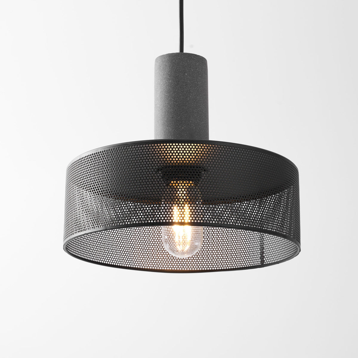 Bellwick Cement Mesh Pendant Light