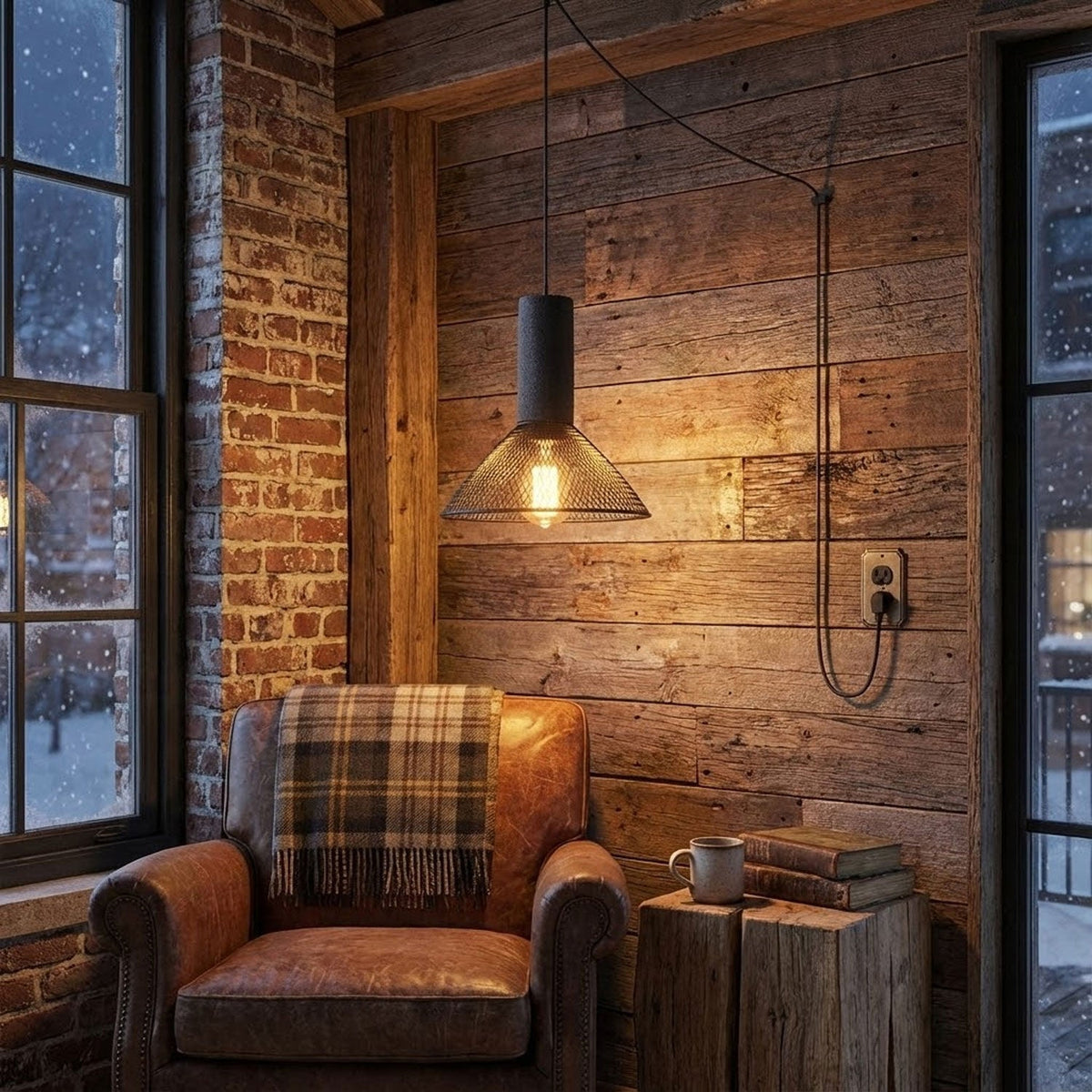 Pivon Cement Mesh Pendant lamp