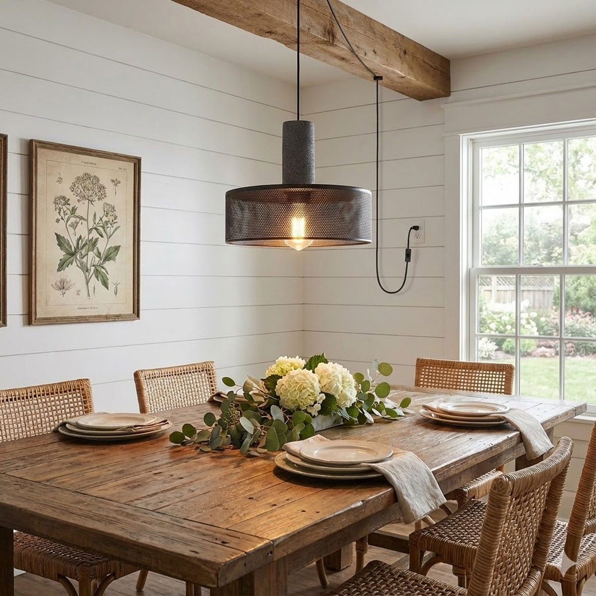 Pivon Cement Mesh Pendant lamp