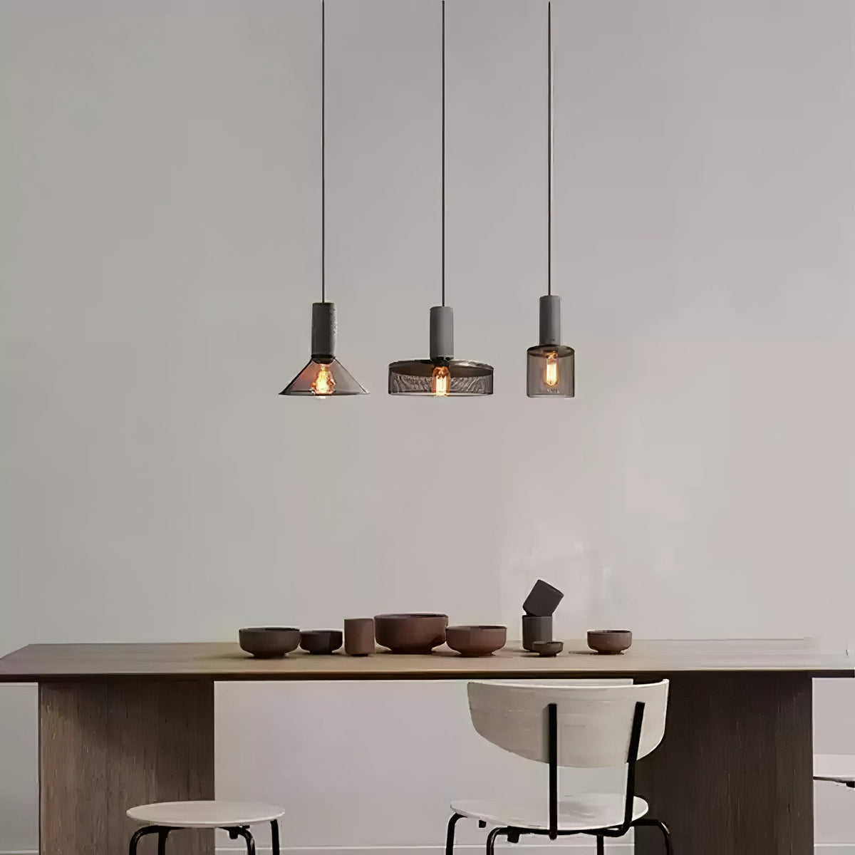 Lumeraine Cement Mesh Pendant Light