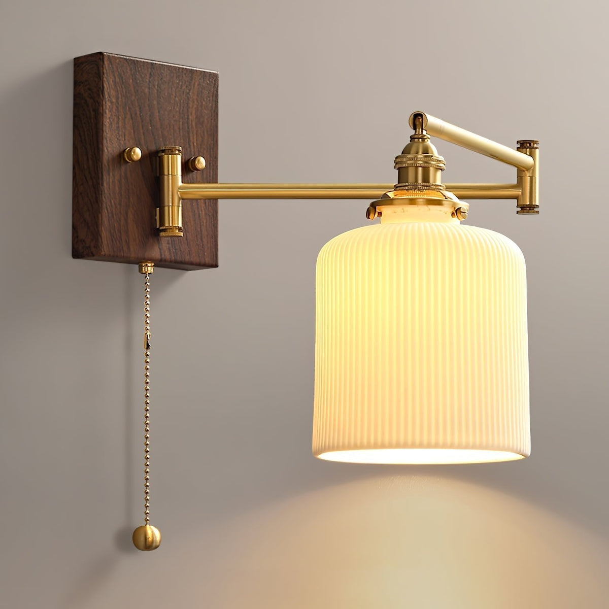 Elioaya Wall Lamp Unique Geometry Ceramic Metal