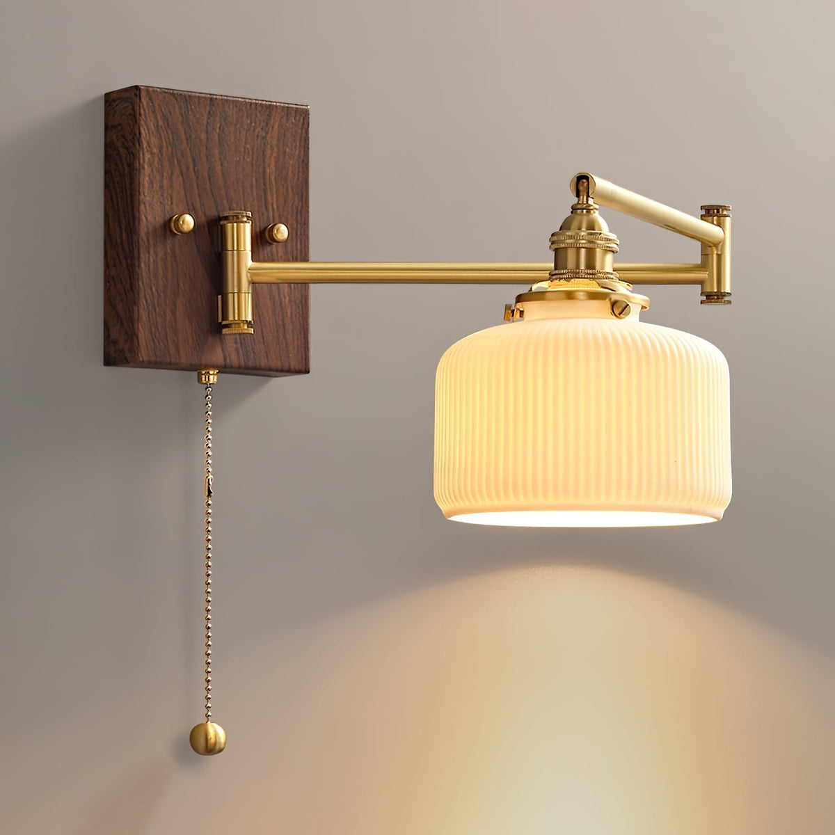 Elioaya Wall Lamp Unique Geometry Ceramic Metal