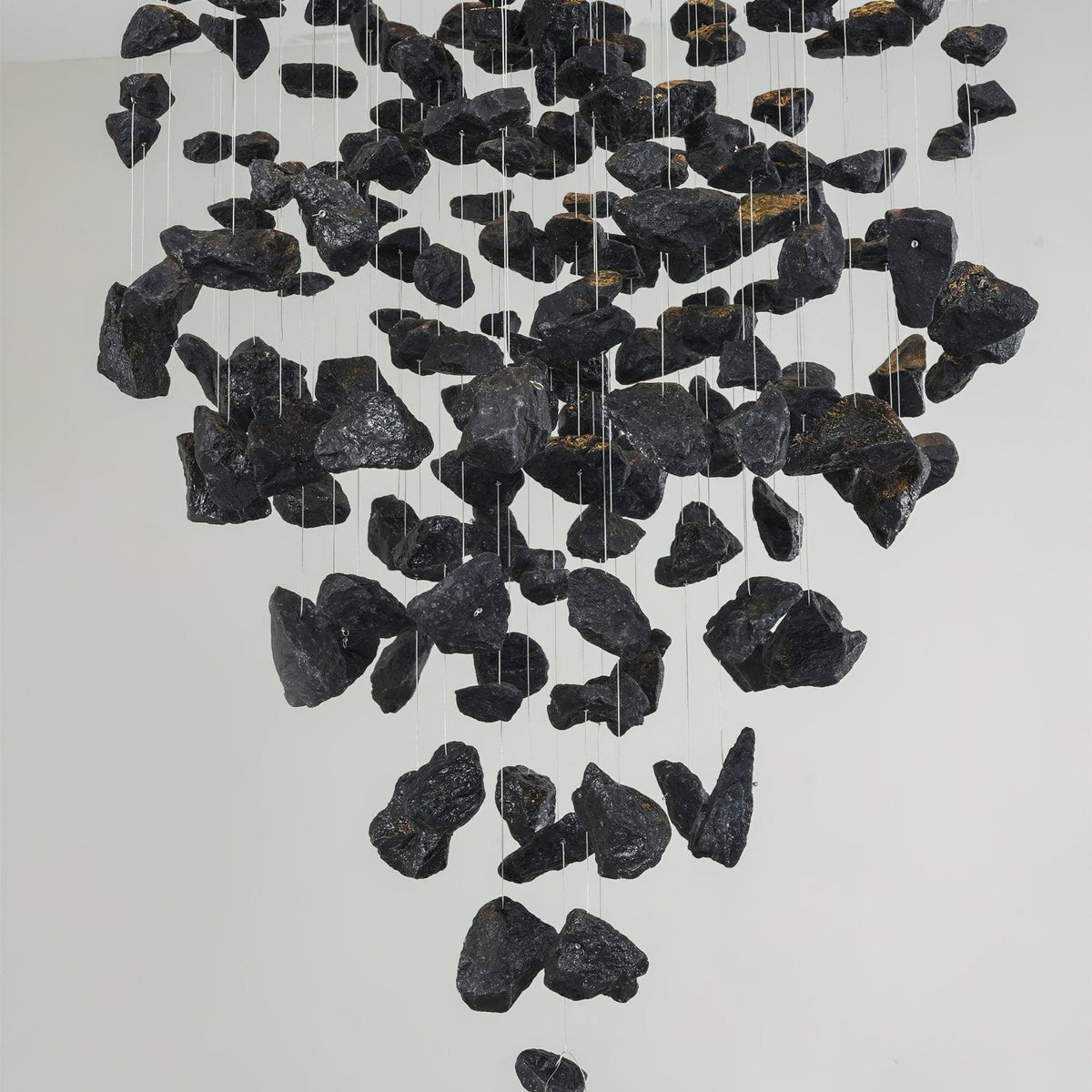 Charcoal Nocturne T-Form Chandelier I