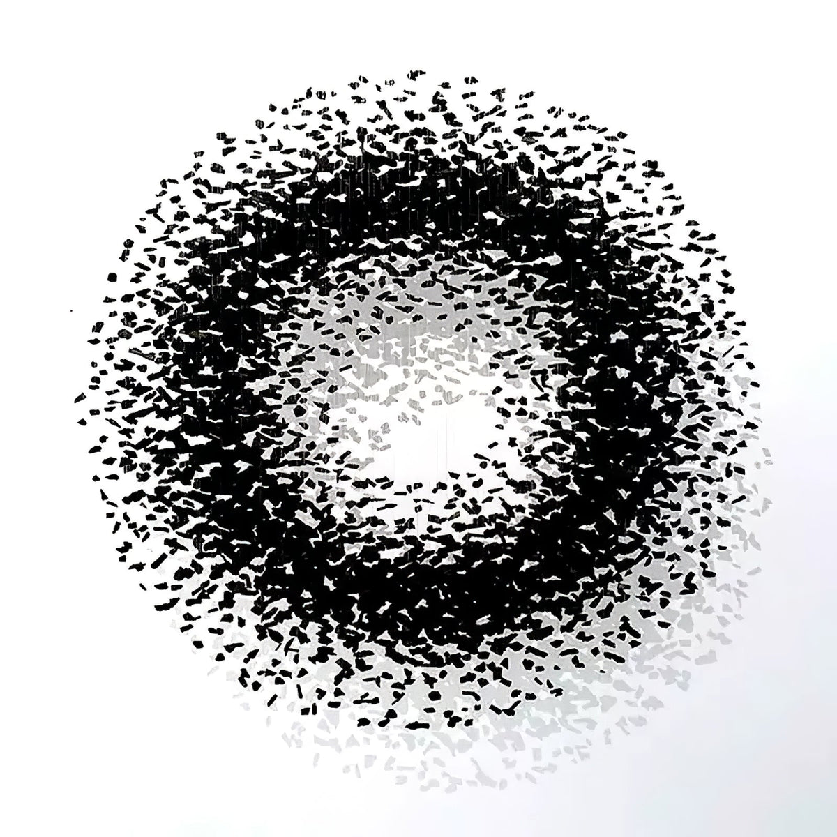 Arsilus Charcoal Stone Sculptural Chandelier Orbicular