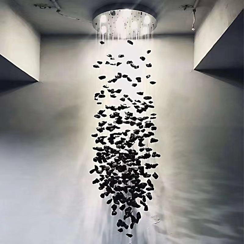 Vaelior Postmodern Luxury Black Stones Chandeliers