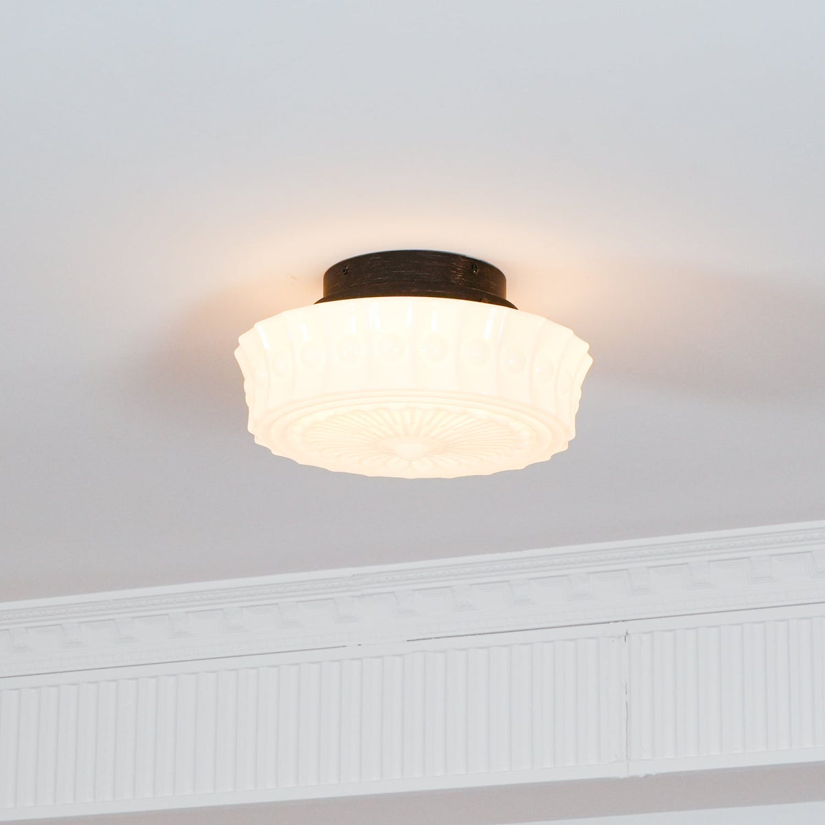 Norvale Vintage Flush Mount Ceiling Light