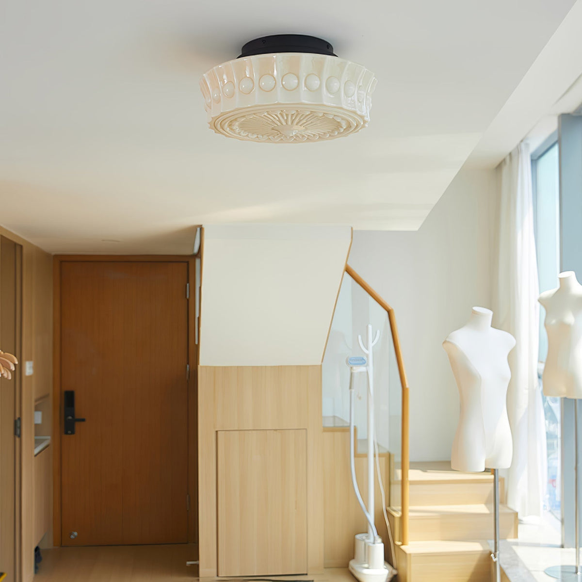 Norvale Vintage Flush Mount Ceiling Light