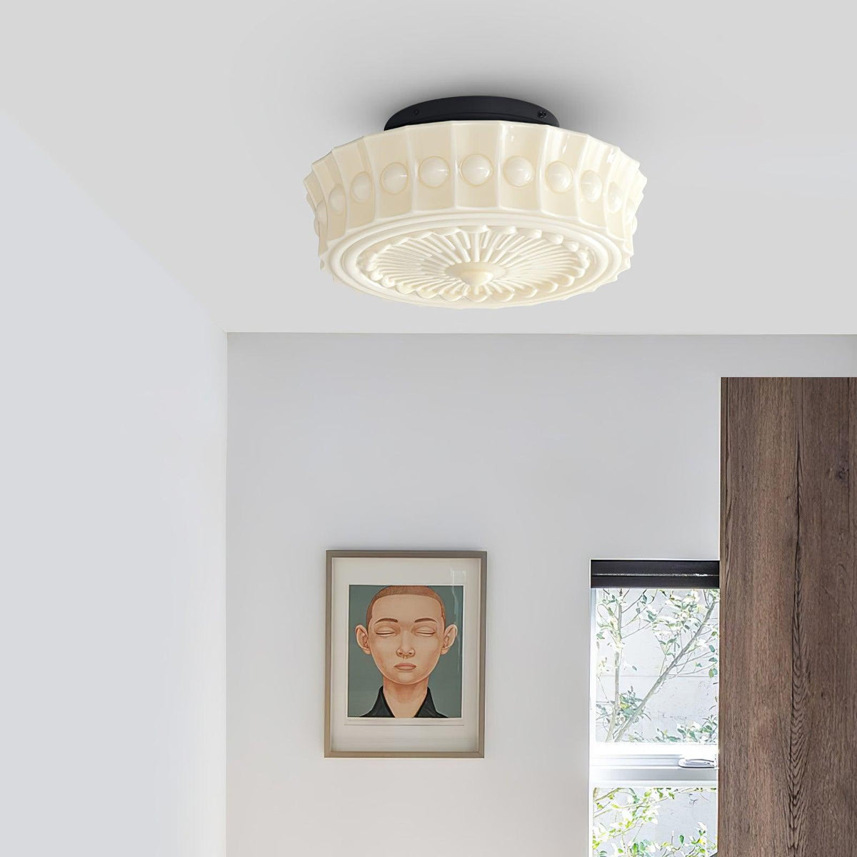 Fuliber Glass Ceiling Light