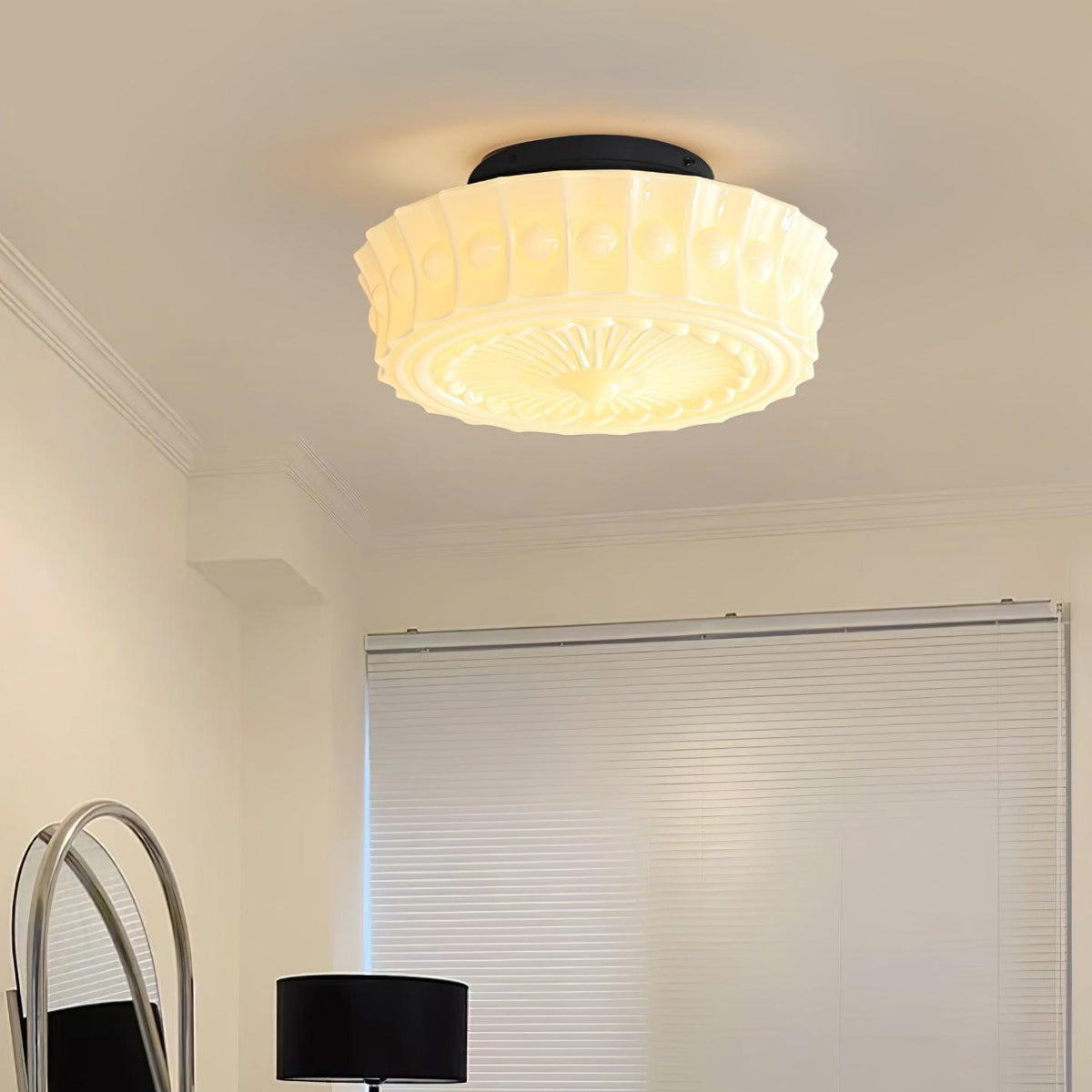 Norvale Vintage Flush Mount Ceiling Light