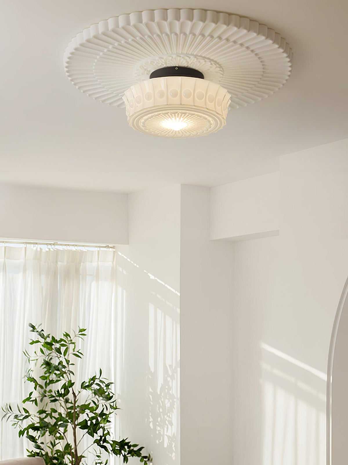 Norvale Vintage Flush Mount Ceiling Light