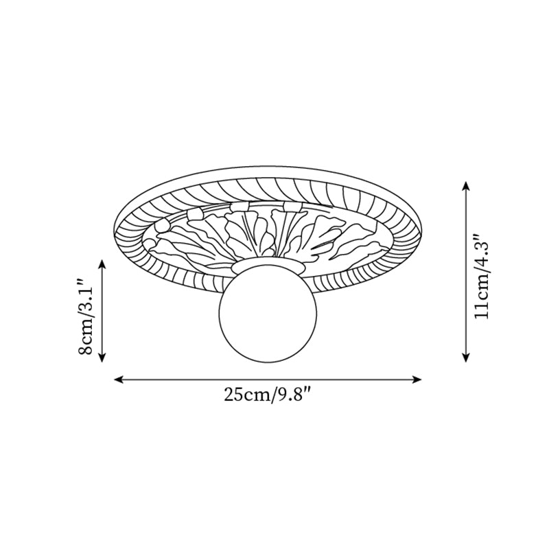 Pesanim Vintage Ceiling Light Farmhouse