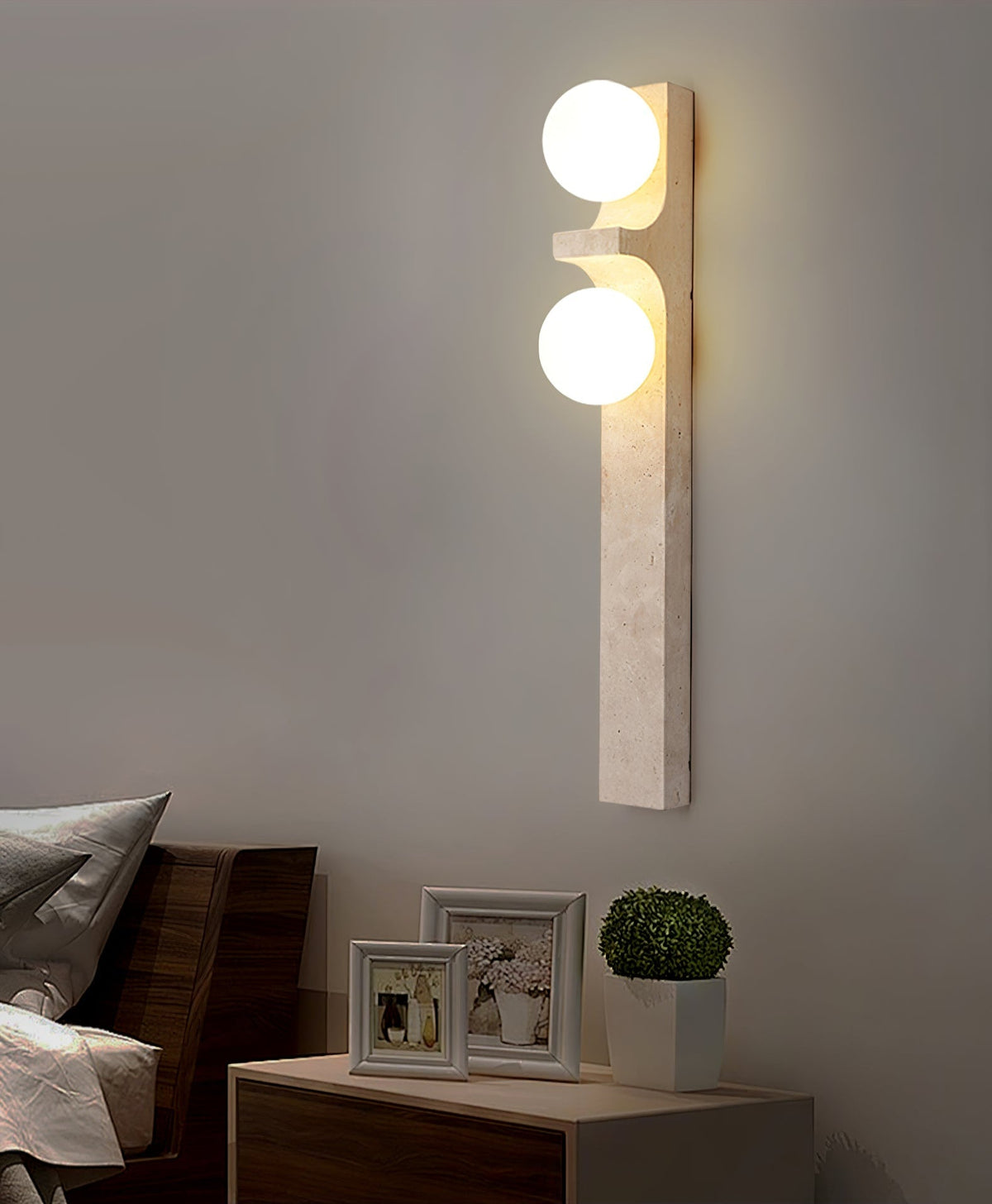 Umiren Travertine Wall Light