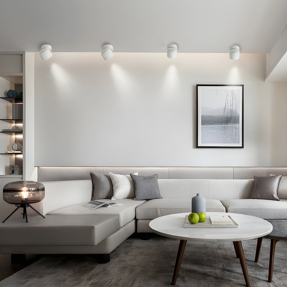 Coriel Modern Minimalist Rotating Surface Downlight Ceiling lamp
