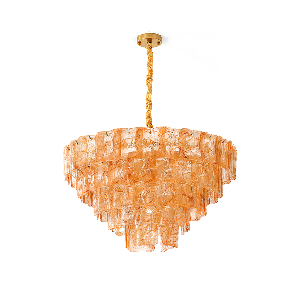 Ambelia Tiered Glass Chandelier