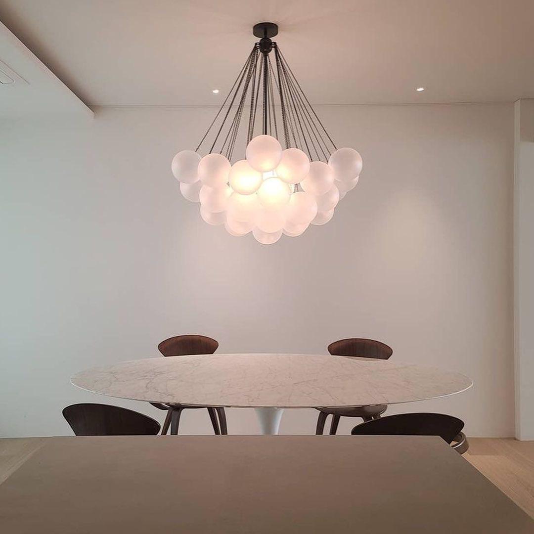 Pugusel Glass Globe Pendant Light Bubble