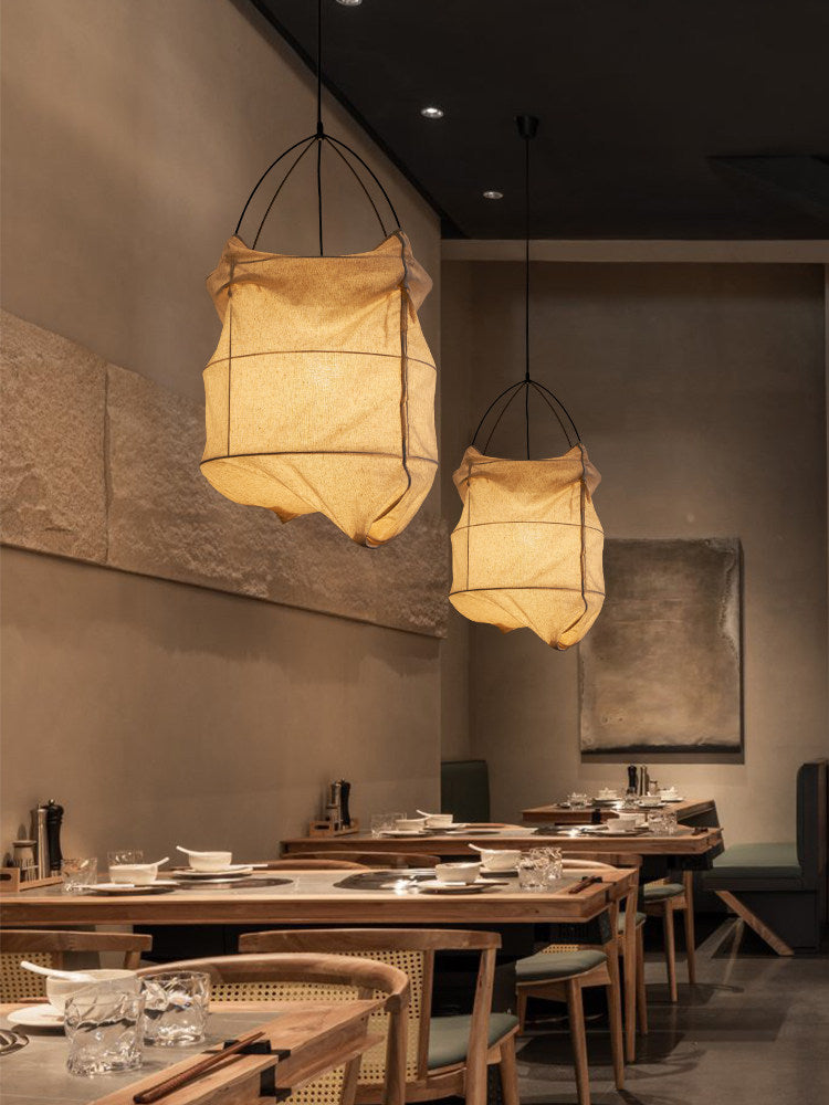Southvale Fabric Cage Pendant Lamp