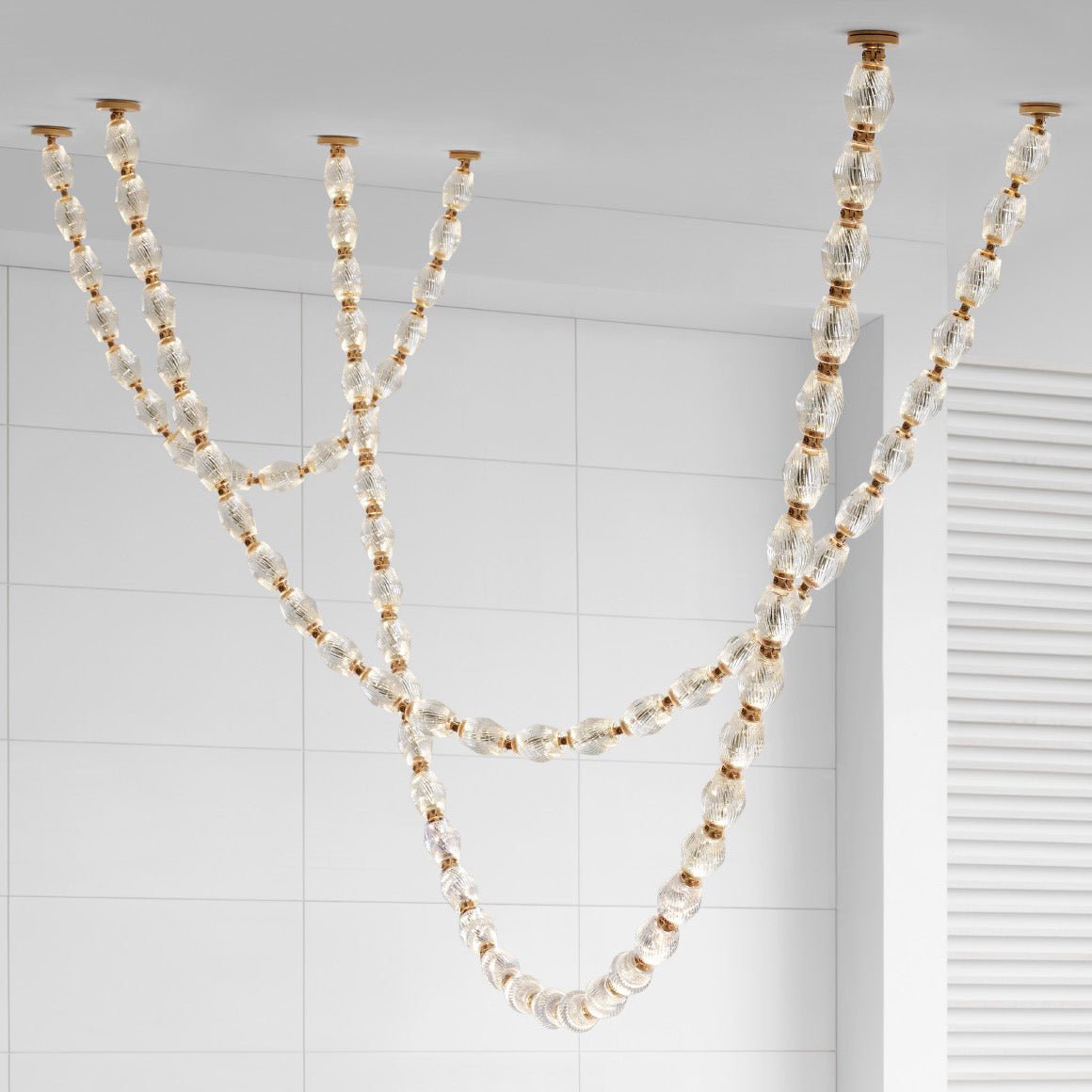 Rivière Crystal Garland Chandelier