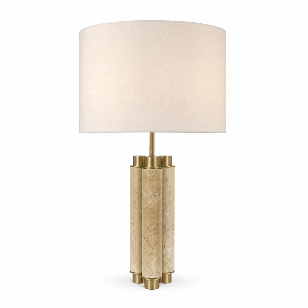 Claudelle Travertine Table Lamp