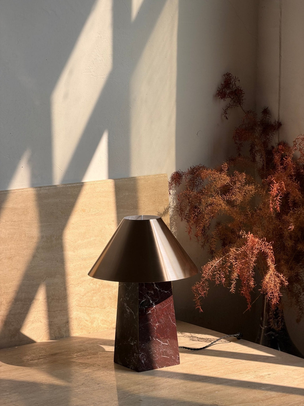 Conic Marble Table Lamp