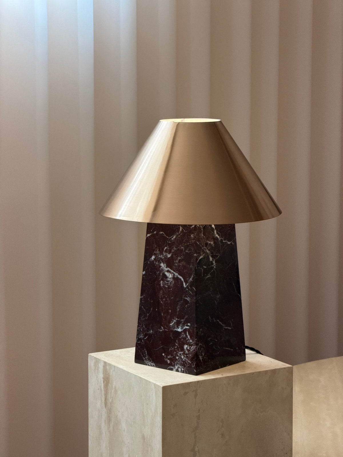 Conic Marble Table Lamp