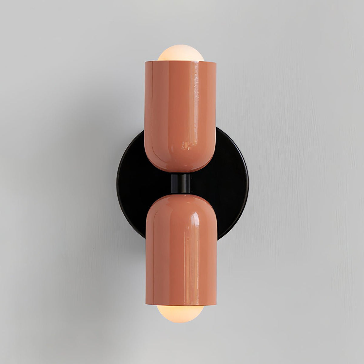 Teriielle Wall Lamp Green Black Minimalist Plug-In
