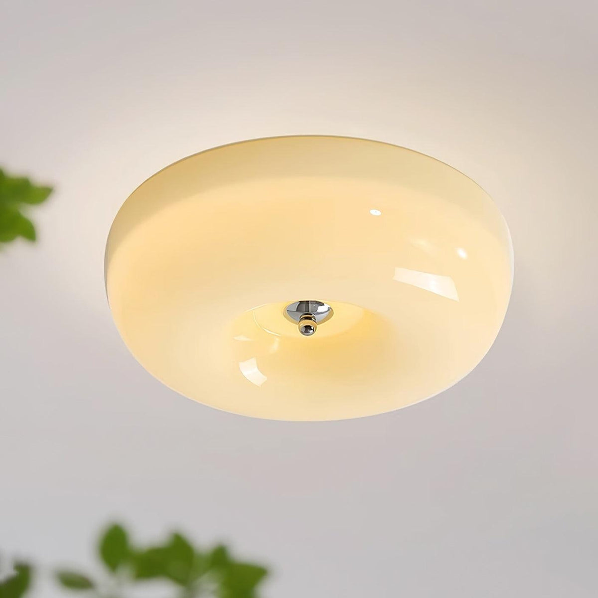 Rosemont Swirl Glass Flush Mount Ceiling Light
