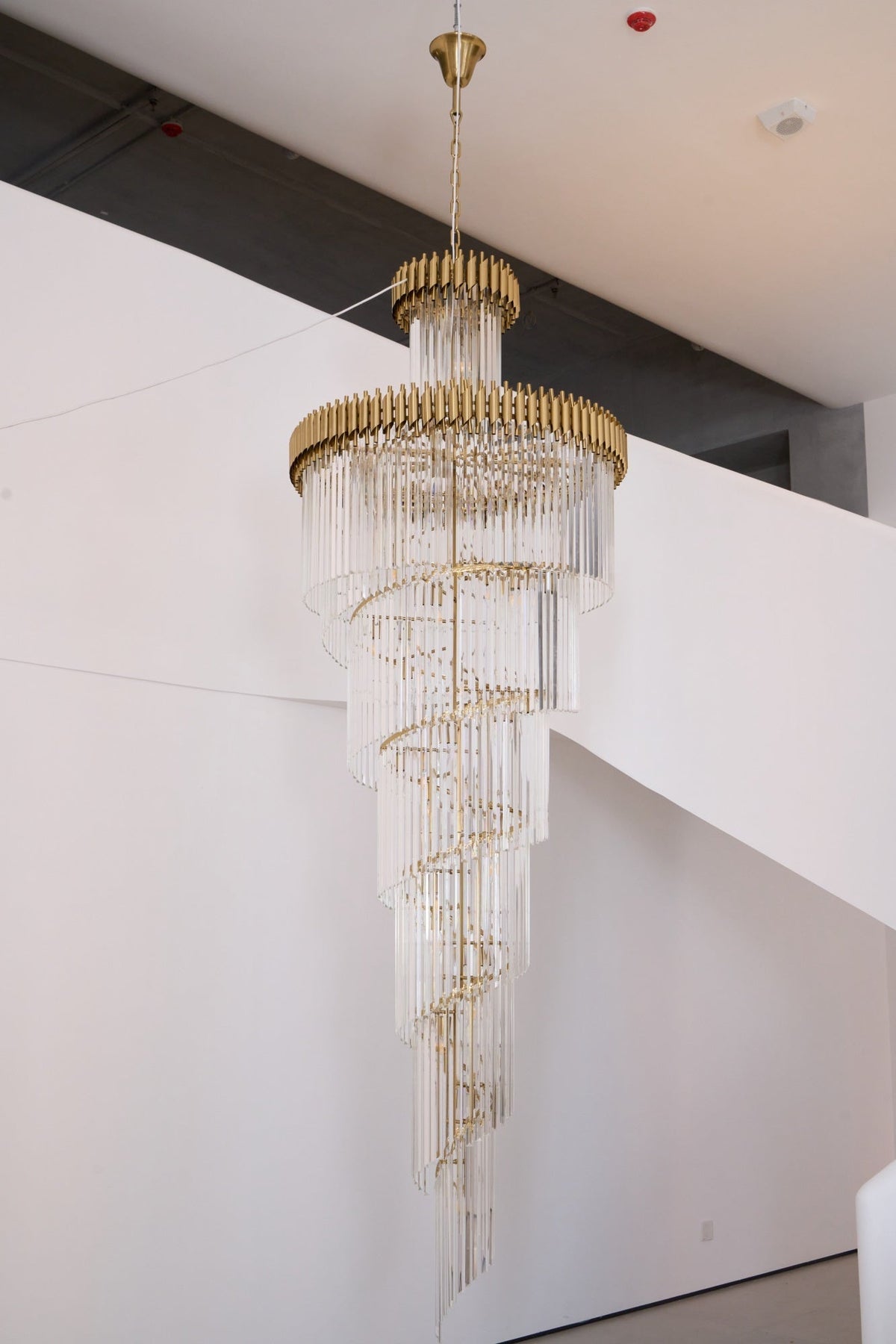 Elyelissa Crystal Spiral Chandelier