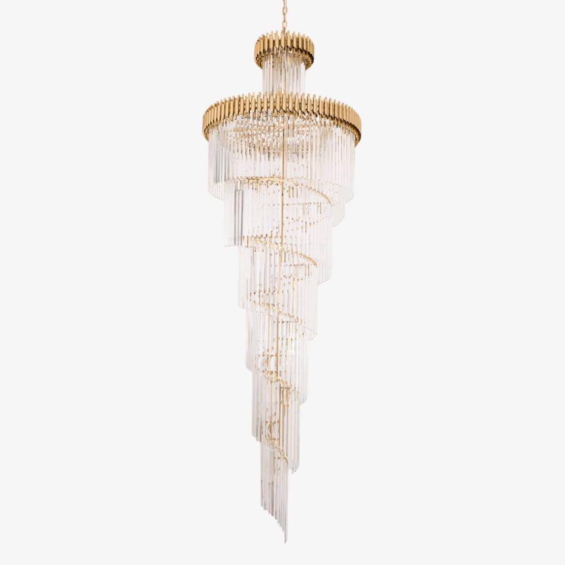 Elyelissa Crystal Spiral Chandelier