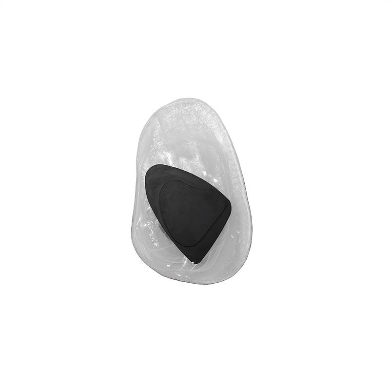 Wuvitos Artistic Black Glass Wall Lamp