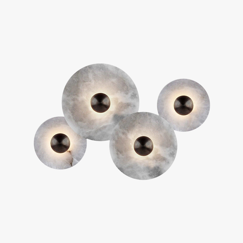 Zapupil Alabaster Combination Wall Lamp