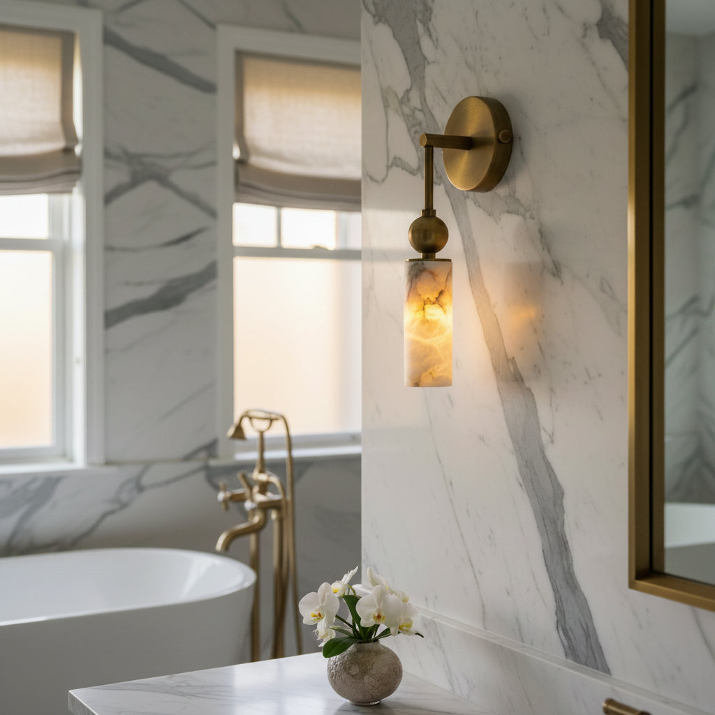 Alvire Alabaster Wall Lamp