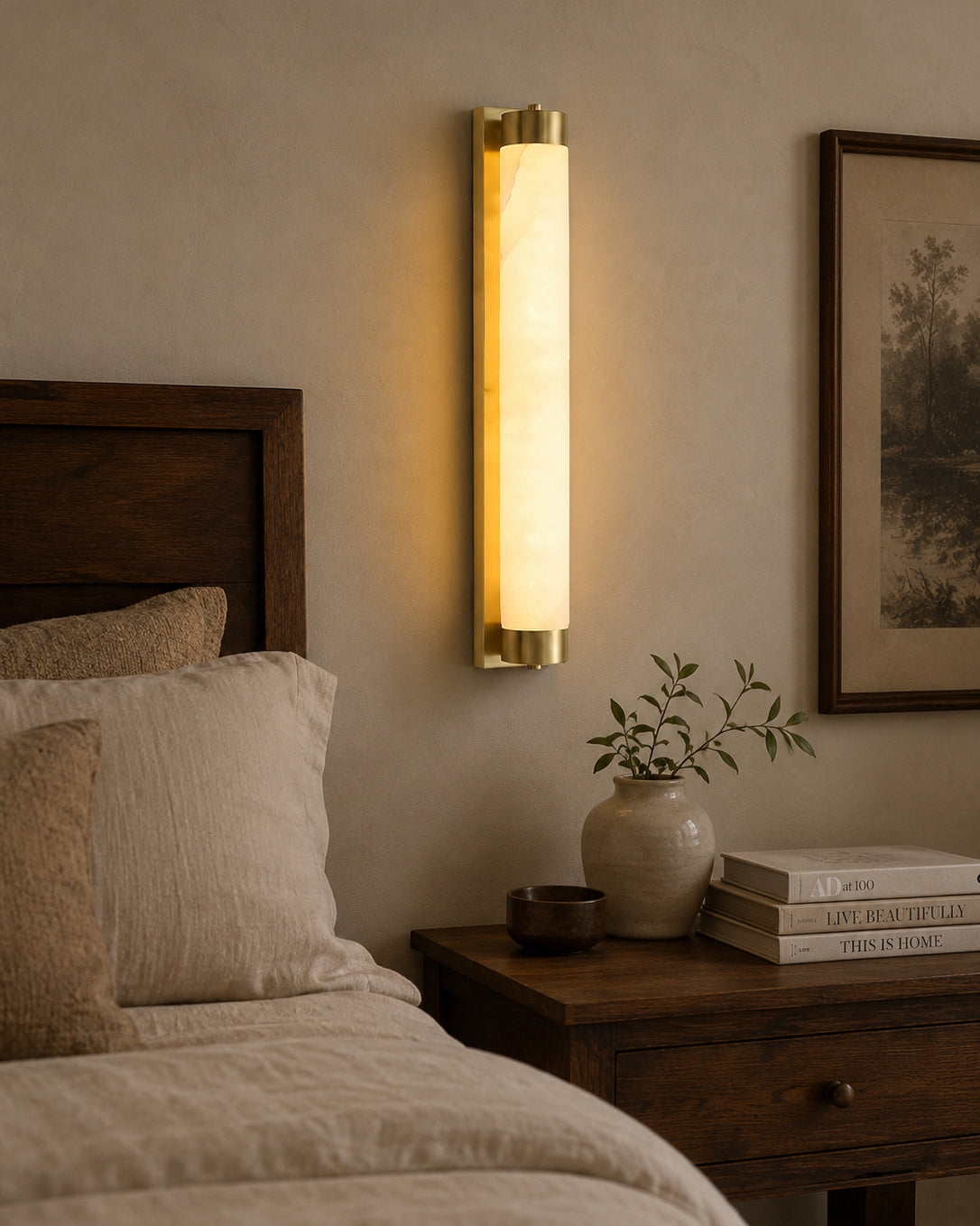 Alvion Alabaster Wall Sconce