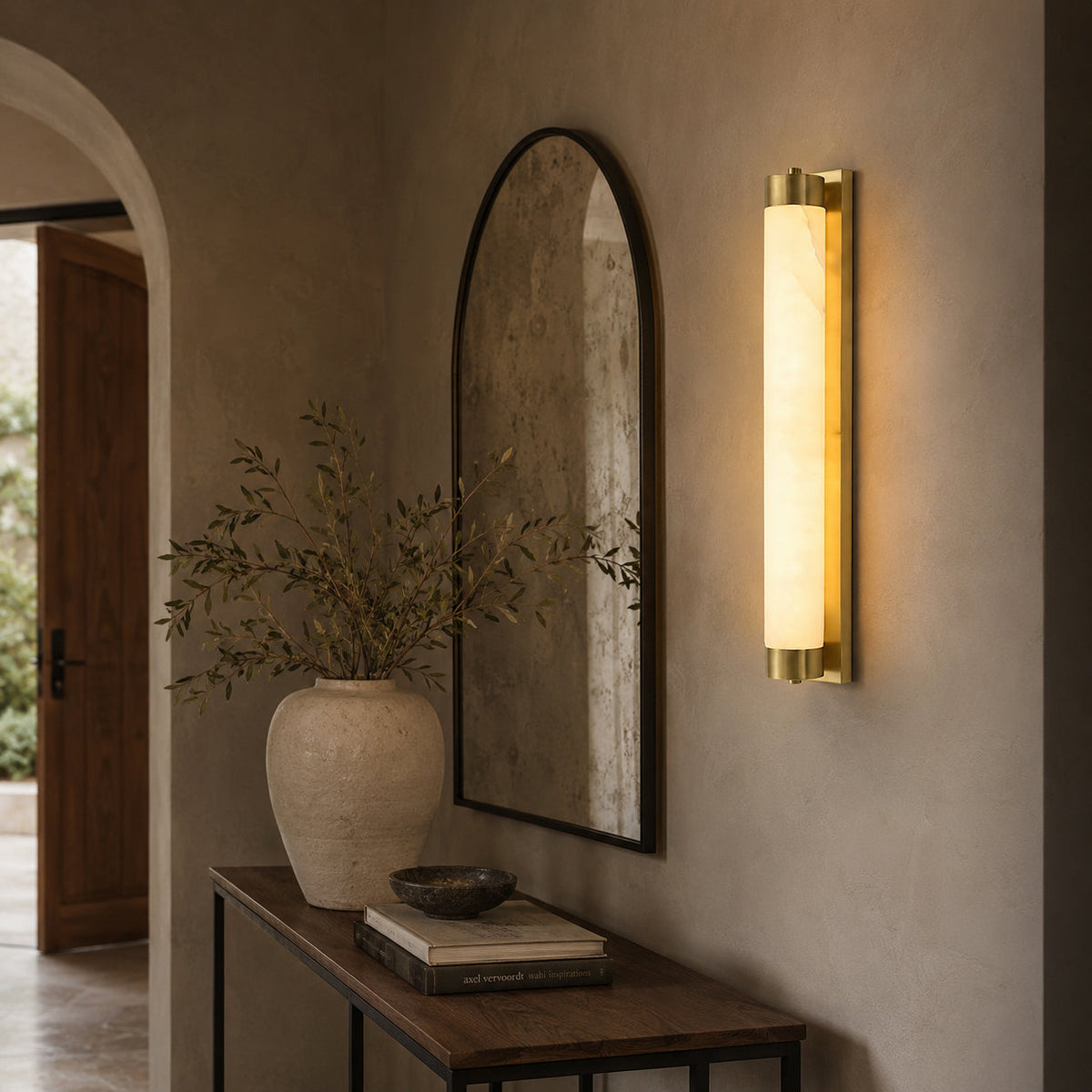 Alvion Alabaster Wall Sconce