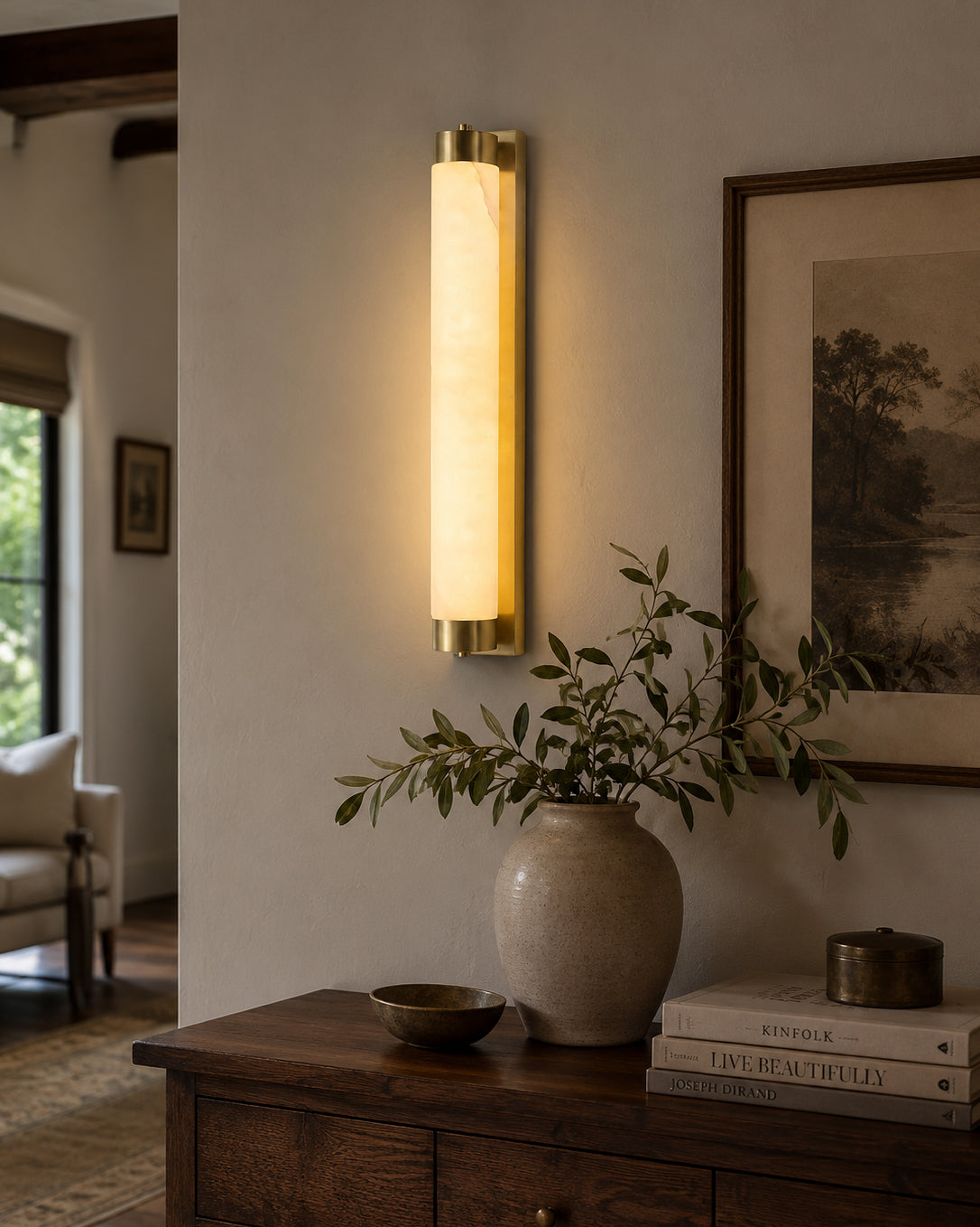 Alvion Alabaster Wall Sconce