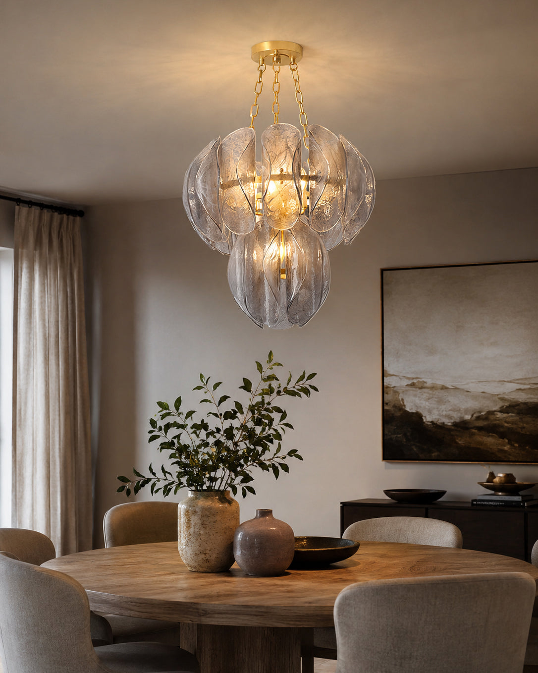 Salinger Glass Chandelier